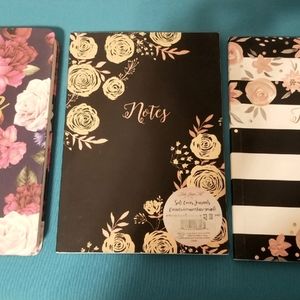 Flower journal bundle of 3
